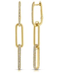 Sabrina Designs - 14k 0.60 Ct. Tw. Diamond Link Dangle Earrings - Lyst
