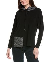 Joseph Ribkoff - Textured Trim Drawstring Top - Lyst
