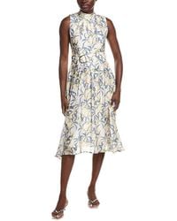 Gracia - Printed Sleeveless Waist Band Dress - Lyst