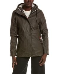 HUNTER - Abbey Rubberized Short Rain Jacket - Lyst
