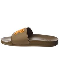 Palm Angels Pa Monogram Pool Slide, Green display picture 2