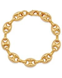 Savvy Cie - 18k Plated Cowrie Shell Bracelet - Lyst