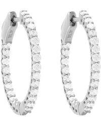 Diana M. Jewels - Fine Jewelry 14k 1.00 Ct. Tw. Diamond In-out Earrings - Lyst