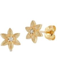 Reiss - 14K 0.05 Ct. Tw. Diamond Earrings - Lyst