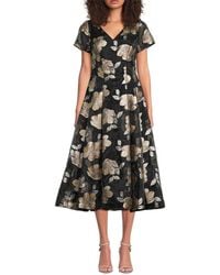 Shani - Printed Midi Dress - Lyst