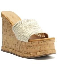 SCHUTZ SHOES - Dalle Casual Cork Wedge - Lyst