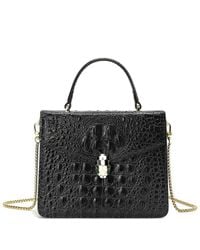 Tiffany & Fred - Paris Embossed Leather Messenger Bag - Lyst
