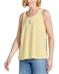 Life Is Good. - Textured Slub T-Shirt - Lyst
