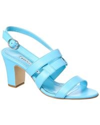 Manolo Blahnik - Memaarhi 70 Leather Sandal - Lyst