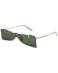 Gucci 56mm Sunglasses - Green