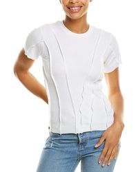 LNA Tether Rib T-shirt - White