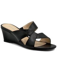 Adrienne Vittadini - Aiden Wedge Sandal - Lyst