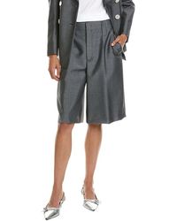 Prada - Mohair & Wool-Blend Short - Lyst
