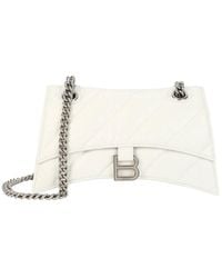 Balenciaga - Crush Small Quilted Leather Chain Shoulder Bag - Lyst