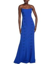 Rene Ruiz - Strapless Scoop Neck Column Gown - Lyst