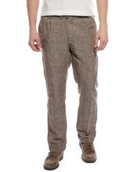 Onia - Linen Tapered Pleated Trouser - Lyst