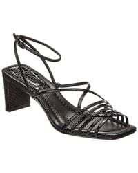 Alexandre Birman - Naya 50 Embossed Leather Sandal - Lyst