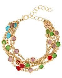 Saachi - Glass Multi Layer Bracelet - Lyst