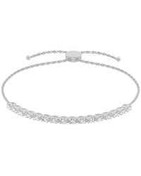 Lab Grown Diamonds - 14K 0.50 Ct. Tw. Lab-Grown Diamond Bolo Bracelet - Lyst