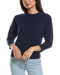 Forte - Crop 100% Cashmere Sweatshirt - Lyst
