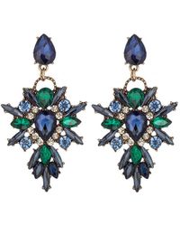 Eye Candy LA - New Gala Crystal Drop Earrings - Lyst