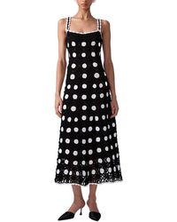 Carolina Herrera - Crocheted Midi Dress - Lyst