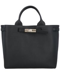 Longchamp - Le Smart Large Leather Handbag - Lyst