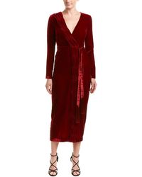 Rachel Zoe Aly Midi Dress - Red