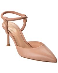 Gianvito Rossi - Juno D'Orsay 70 Leather Pump - Lyst