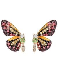 Eye Candy LA - Monarch Crystal Butterfly Earrings - Lyst