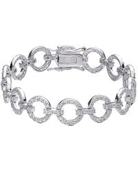 Genevive Jewelry - 14K Over Cz Bracelet - Lyst