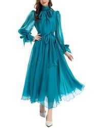 LIONELLO SALVI - Midi Dress - Lyst