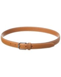 TOTEME - Stitch Detail Leather Belt - Lyst