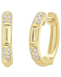 Sabrina Designs - 14K 0.10 Ct. Tw. Diamond Huggie Earrings - Lyst
