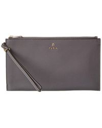 Furla - Camelia Small Leather Envelope Clutch - Lyst