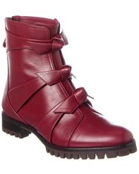 Alexandre Birman - Lolita Waterproof Leather Combat Boot - Lyst