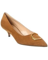 Dior - Initial Suede Pump - Lyst