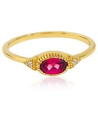 TIRAMISU - 14K Over 0.63 Ct. Tw. Gemstone Ring - Lyst