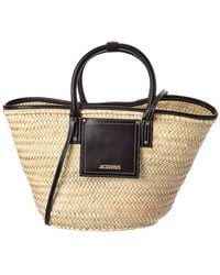 Jacquemus - The Soli Palm & Leather Tote - Lyst