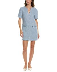 Toccin - Blythe Wool-Blend Mini Shift Dress - Lyst