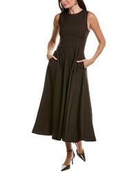 Officine Generale - Officine Generale Bertille Wool Midi Dress - Lyst