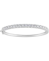 Lab Grown Diamonds - 14K 5.00 Ct. Tw. Lab-Grown Diamond Fashion Bangle - Lyst