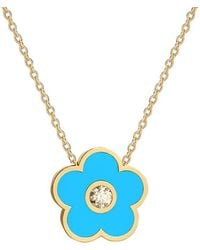 Gabi Rielle - 14K Over Agate Cz Stackable Necklace - Lyst