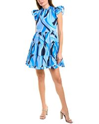 Sail To Sable - Ruffle A-line Dress - Lyst