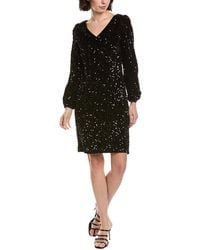 Nanette Lepore - Sequin Velvet Mini Dress - Lyst