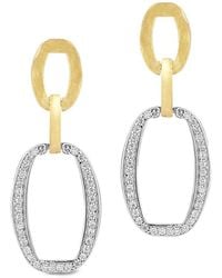 Reiss - 14K 0.18 Ct. Tw. Diamond Earrings - Lyst