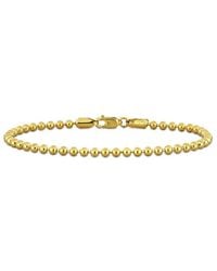 Italian Gold - 14K Ball Bead Bracelet - Lyst