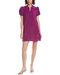 Alice + Olivia - Jem Puff Sleeve Shirtdress - Lyst