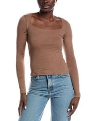 Project Social T - Danni Seamless Square Neck Top - Lyst