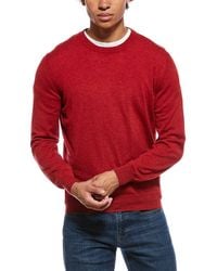 Brunello Cucinelli - 100% Cashmere Crewneck Sweater - Lyst